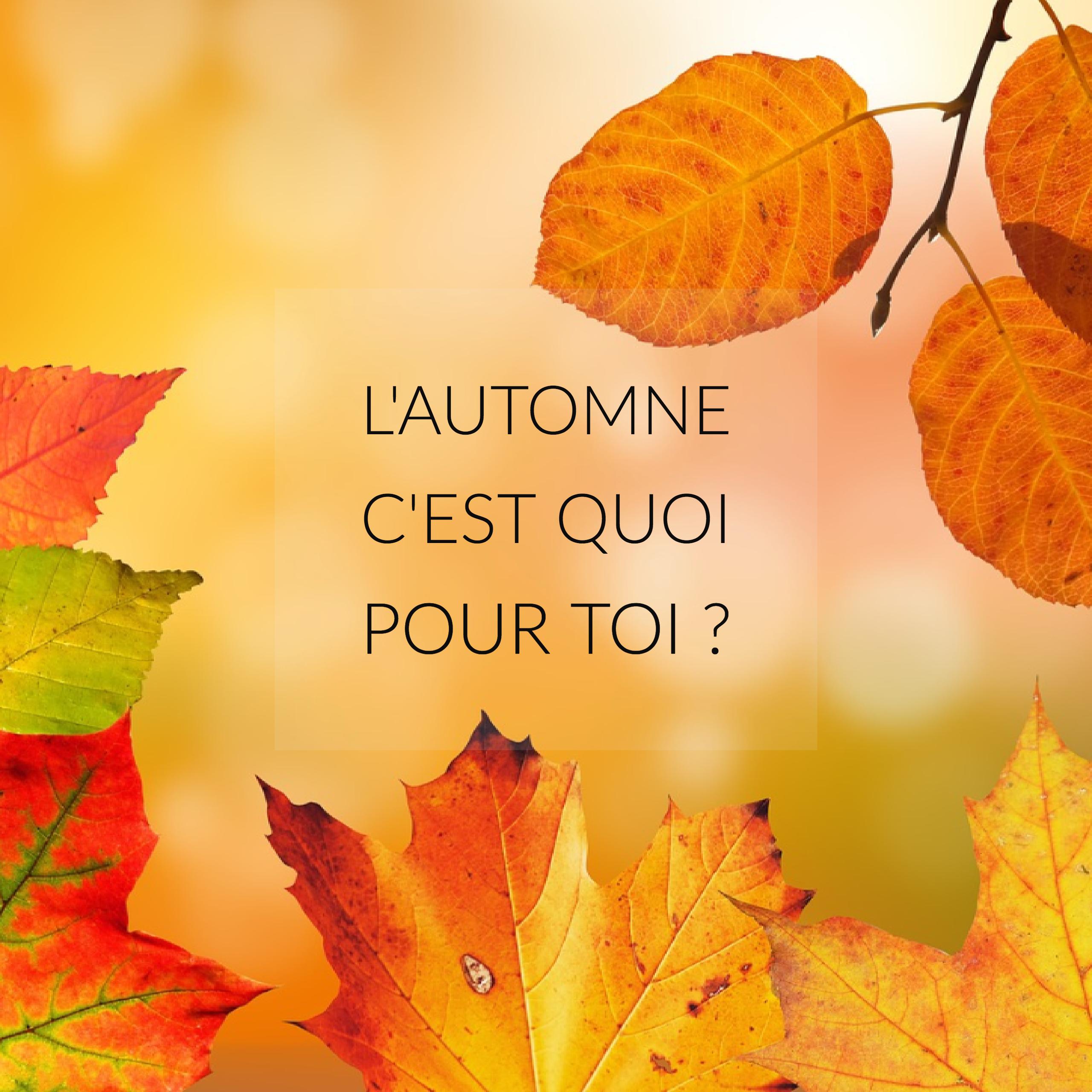 les produits à consommer en automne